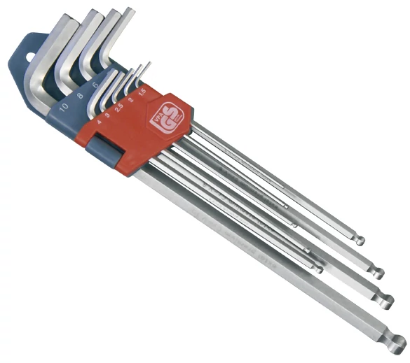 Imbuszkulcs klt 9db 1,5-10mm 
